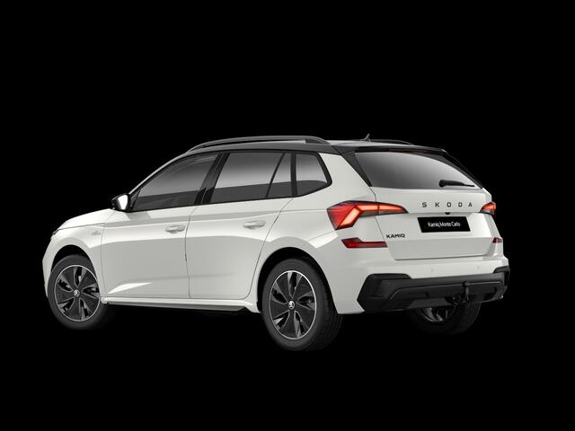 Skoda Kamiq Monte Carlo 1.0 TSI 115 PK DSG Automaat | Trekhaak | Zwart dak | 17" Lichtmetalen velgen | Panoramadak