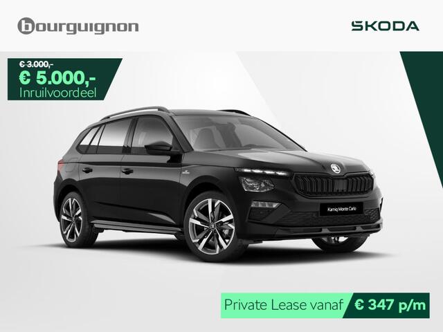 Skoda Kamiq Monte Carlo 1.0 TSI 115 PK | Panoramadak | Stoelverwarming | Achteruitrijcamera | Cruise control