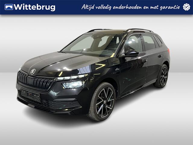 Skoda Kamiq 1.5 TSI Monte Carlo / AUTOMAAT/ ELEKTR. TREKHAAK/ PANO/ DIGITAL DASH/ CRUISE/ LED/ PARK. SENSOREN + CAMERA/ SMARTLINK/ NAVI/ STOEL VERWARM/ CLIMA