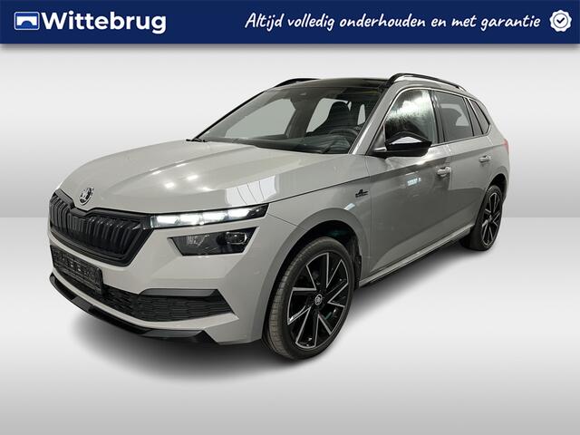 Skoda Kamiq 1.5 TSI ACT Monte Carlo / AUTOMAAT/ PANO/ 150 PK/ SMARTLINK/ KEYLESS/ PARK. SENSOREN/ STOEL-STUUR VERWARM./ CLIMA/ BLUETOOTH/ DAB./ LED