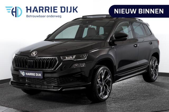 Skoda Karoq 1.5 TSI 150 PK ACT Sportline Business - Automaat | S/K-Panodak | Columbus pakket | Dig. Cockpit | Adapt. Cruise | Elek. Klep | Stuur-+Stoelverw. | Camera | NAV+App. Connect | ECC | LED | LM 19" | 3500