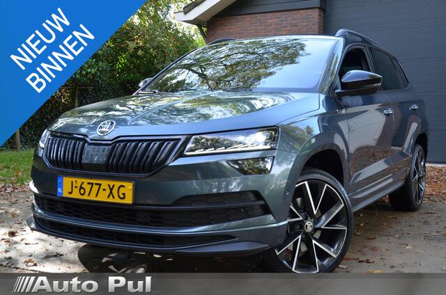 Skoda Karoq 1.5 TSI ACT Sportline Business Automaat/Led/Pdc/Ecc/Navi/Virtual Cockpit/Cruise control adaptief/Privacy-Glass/Achteruitrijcamera/Stoelverwarming/19-Inch Lmv