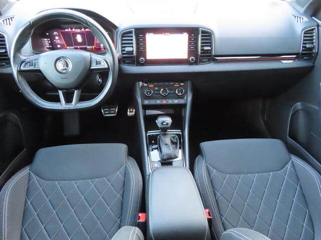 Skoda Karoq 1.5 TSI ACT Sportline Business DSG | pano dak | achterklep elektrisch | stoelverwarming | 19 inch