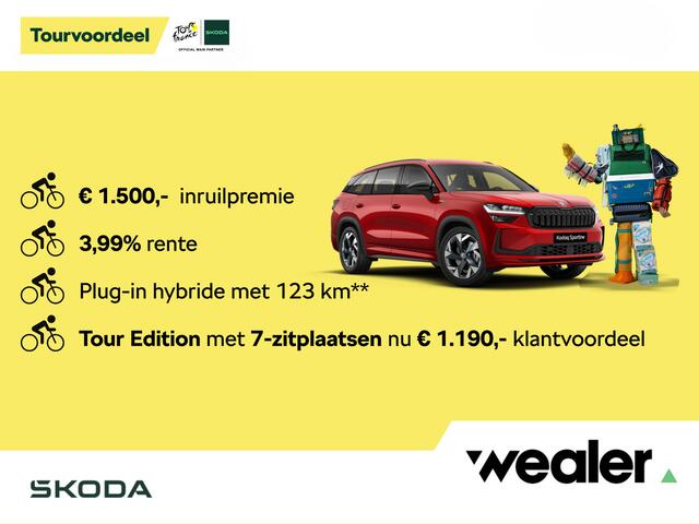 Skoda Kodiaq Sportline Business 1.5 TSI PHEV 204 PK DSG Automaat | Trekhaak | Panorama dak | 20" lichtmetalen velgen |