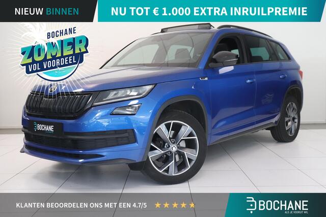 Skoda Kodiaq 1.5 TSI 150 Pk Sportline Business 7p. | Camera | Panoramadak electr. | Cruise control adaptief | Navigatie | AppleCarplay Androidauto |