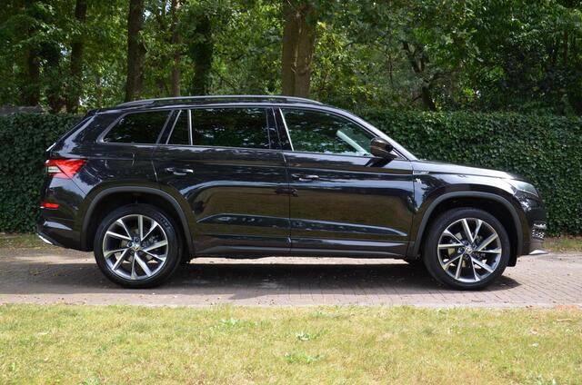 Skoda Kodiaq 1.5 TSI Sportline Business Navi/Led/Ecc/Pdc/Achteruitrij-camera/Half-Leer/Privacy-Glass/Cruise control adaptief/Elektrisch verstelb./Trekhaak-Wegklapbaar/ bestuurdersstoel met geheugen/Virtual Cockpit