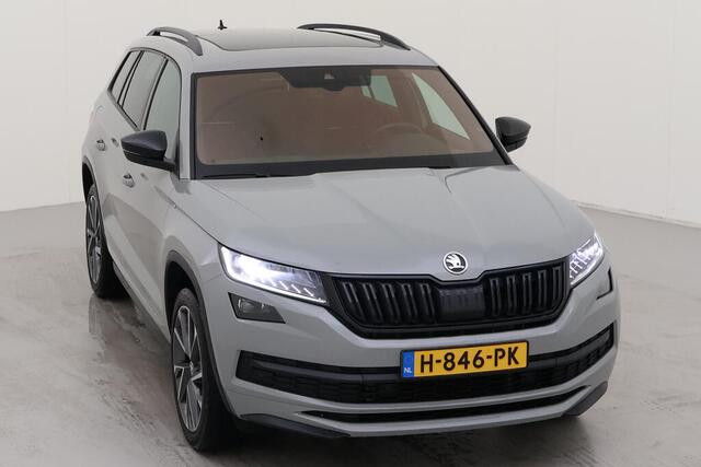 Skoda Kodiaq 1.5 TSI 150pk DSG Sportline Business 7p. / Panoramadak / LED / Virtual Cockpit / Navigatie / Donker glas / 20" LMV