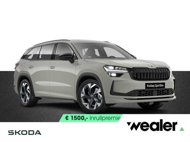Skoda Kodiaq Sportline Business 1.5 TSI PHEV 204 PK | Automaat | Trekhaak | Panorma dak | LED-Matrix | 19" lichtmetalen velgen |