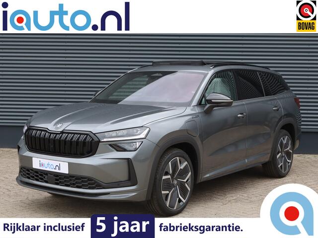Skoda Kodiaq iV 1.5 TSI PHEV Sportline Pano/Matrix LED/DCC/ACC/Keyless/Camera/20"/Elek. stoel+mem/Trekhaak wegkl.