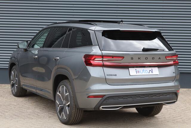 Skoda Kodiaq iV 1.5 TSI PHEV Sportline Pano/Matrix LED/DCC/ACC/Keyless/Camera/20"/Elek. stoel+mem/Trekhaak wegkl.