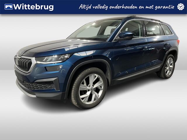Skoda Kodiaq 1.5 TSI Style 7p. / AUTOMAAT/ TREKHAAK/ CAMERA/ PARK. SENSOREN/ VIRTUAL COCKPIT/ LED/ STOEL-STUURVERWARM./ ADAPT. CRUISE/ SMARTLINK/ CLIMA/ DAB
