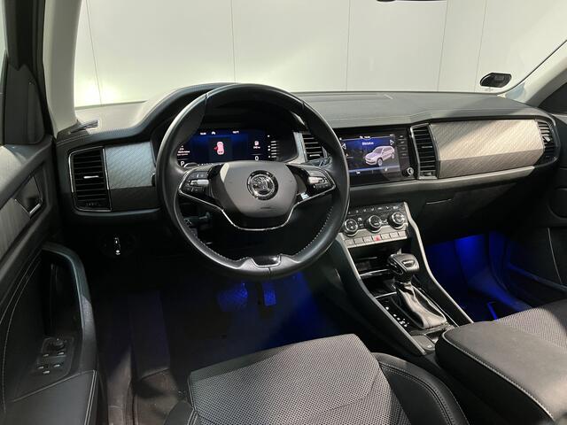 Skoda Kodiaq 1.5 TSI Style 7p. / AUTOMAAT/ TREKHAAK/ CAMERA/ PARK. SENSOREN/ VIRTUAL COCKPIT/ LED/ STOEL-STUURVERWARM./ ADAPT. CRUISE/ SMARTLINK/ CLIMA/ DAB