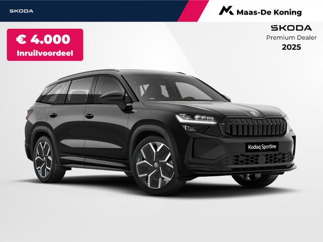 Skoda Kodiaq Sportline Business 1.5 TSI PHEV 150 kW / 204 PK SU V | 20'' Lichtmetalen Velgen | Panorama dak | 4000,- inruilvoordeel!!