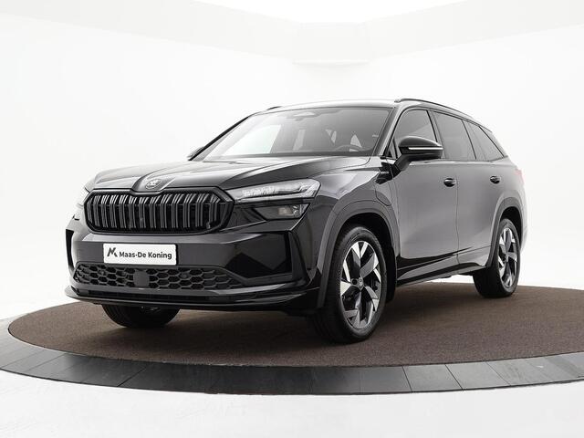 Skoda Kodiaq 1.5 TSI 204pk DSG PHEV Sportline Business · Camera · Elek.Trekhaak · Apple/Android Car Play · Navigatie · Elek. Bestuurdersstoel · 19'' Inch · Garantie t/m 04-03-2028 of 100.000km
