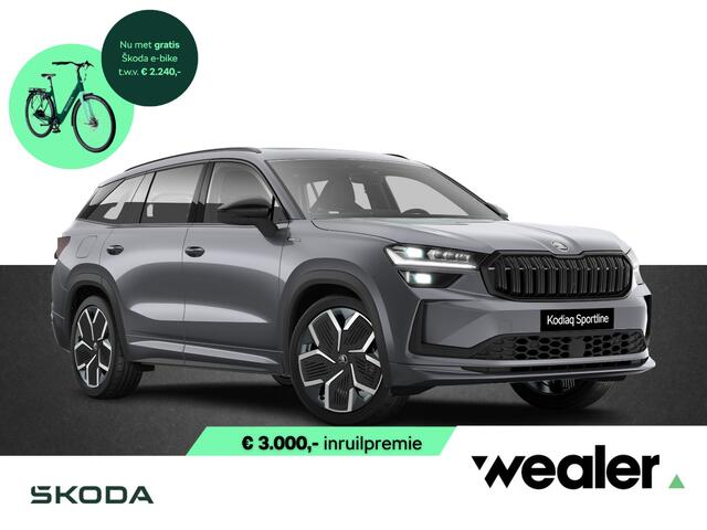 Skoda Kodiaq Sportline Business 1.5 TSI PHEV 204 PK | Trekhaak | Led Matrix | Panorama dak | 20" Lichtmetalen velgen |