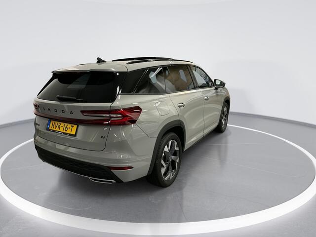 Skoda Kodiaq 1.5 TSI 204pk DSG PHEV Sportline Business · Camera · Panoramadak · Elek. Voorstoel · Apple/Android Car Play · Elek. Trekhaak · Elek. Achterklep · 19'' Inch · Garantie t/m 09-07-2029 of 100.000km