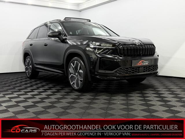 Skoda Kodiaq 1.5 TSI PHEV Sportline Business Pano, 360 Camera, Navi, Half leder, Memory stoelen, Head-up display, Winterpakket, Elektrische achterklep, 2 jaar garantie