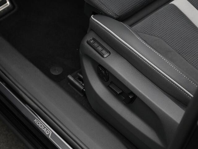 Skoda Kodiaq 7 pers. 1.5 TSI MHEV 150 pk DSG Sportline Business | Panoramadak | Geheugenstoelen | Head-up display | Matrix LED | Rondomzicht camera | Canton | Stuur-/achterbankverwarming