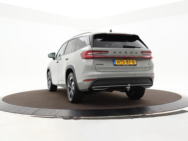 Skoda Kodiaq 1.5 TSI 204pk DSG PHEV Sportline Business · Panoramadak · Camera · Trekhaak · Apple/Android Car Play · Keyless · Matrix LED · 19'' Inch · Garantie t/m 01-07-2029 of 100.000km
