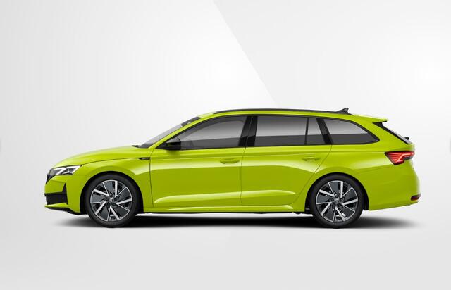 Skoda OCTAVIA Combi 1.5 TSI MHEV Sportline Business 18" lichtmetalen velgen / Panorama dak / Light & view pakket / Navigatie pakket / Adaptive cruise control / Winter pakket plus / Elektrisch verstelbare voorstoelen / ¤2000 inruilpremie