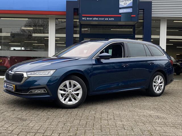 Skoda OCTAVIA Combi 1.5 e-TSI Business Edition Plus / Automaat / NL-Auto / 150 PK / Apple-Carplay & Android-Auto / Adaptive Cruise-Control / Draadloze-Telefoonlader / Climate-Control / DAB Radio-Bluetooth / Navi / Keyless / Dodehoek-Detectie / Wegklapbare-Trekhaak / PD