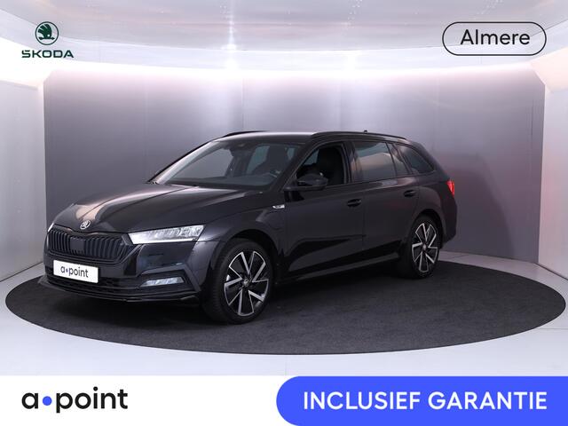 Skoda OCTAVIA Combi 1.4 TSI iV PHEV Sportline Business 204 pk Automaat (DSG) | Verlengde garantie | Navigatie | Parkeersensoren | Adaptieve cruise control | Stoelverwarming |