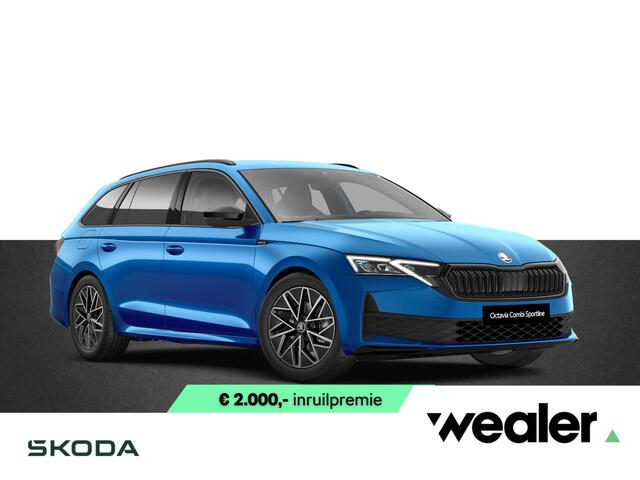Skoda OCTAVIA combi Sportline Tour 1.5 TSI 150 PK DSG | Automaat | Trekhaak | Navigatie & Winter pakket | ¤ 2.950 tour voordeel |