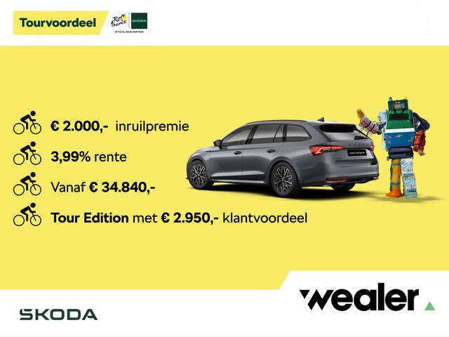 Skoda OCTAVIA combi Sportline Tour 1.5 TSI 150 PK DSG | Automaat | Trekhaak | Navigatie & Winter pakket | ¤ 2.950 tour voordeel |