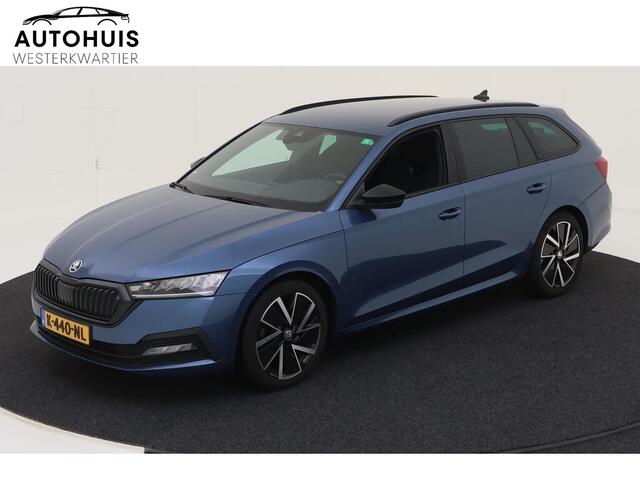 Skoda OCTAVIA Combi 1.0 e-TSI 110pk DSG Sport Business Edition Plus Climate Control Navigatie 18" LMV Sportstoelen Trekhaak