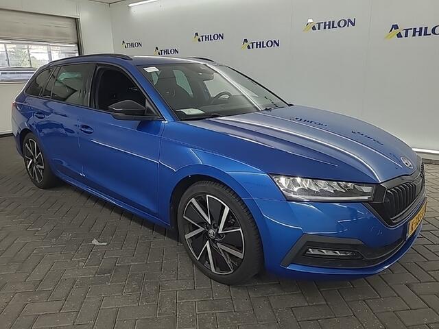 Skoda OCTAVIA Combi 1.0 e-TSI 110PK DSG Sport Business LED Climate control Sportstoelen Stuurverwarming 18" Velgen