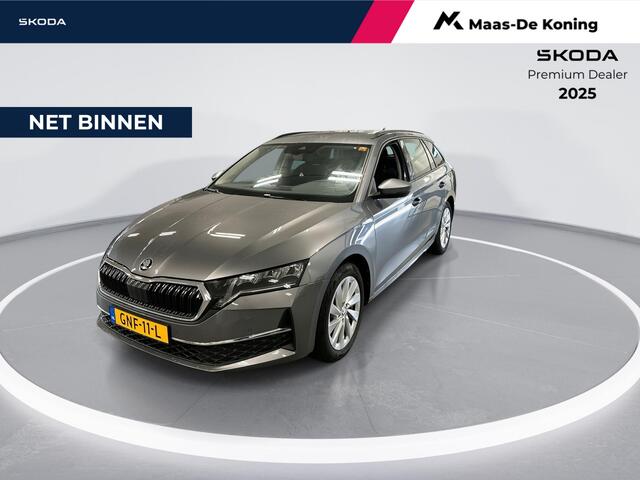 Skoda OCTAVIA Combi 1.5 TSI 115pk DSG MHEV Business Edition Plus · Camera · Apple/Android Car Play · Elek. Trekhaak · P-Sensoren · Elek. Achterklep · 17'' Inch · Garantie t/m 29-09-2028 of 100.000km