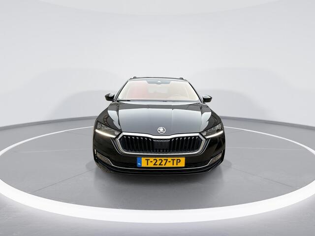 Skoda OCTAVIA Combi 1.0 e-TSI 110pk DSG Business Edition · Apple/Android Car Play · Keyless · Elek. Achterklep · ACC · Stoelverwarming · Navigatie · Draadloze Telefoonlader · Garantie t/m 11-09-2027 of 100.000km