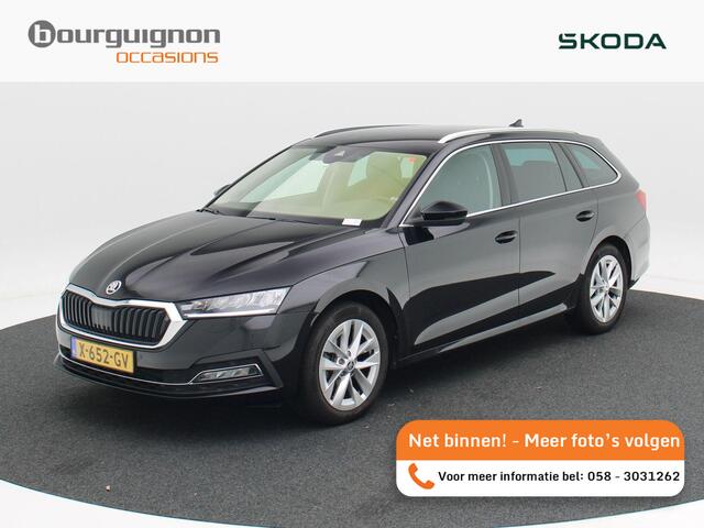 Skoda OCTAVIA Combi 1.0 e-TSI Business Edition Plus 110 Pk Automaat | Digitaal Dashboard | Adaptive Cruise | Trekhaak | CarPlay | Parkeersensoren | Navigatiesysteem| LED | 17 Inch | 57.051 Km