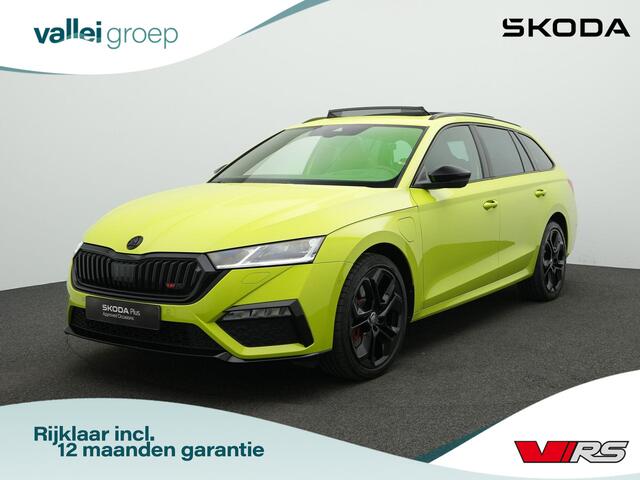 Skoda OCTAVIA Combi 1.4 TSI RS iV 245 pk DSG PHEV Business | Panoramadak | Geheugen-/massagestoelen | Adaptief onderstel | Head-up display | Leder/alcantara | Canton | Matrix LED