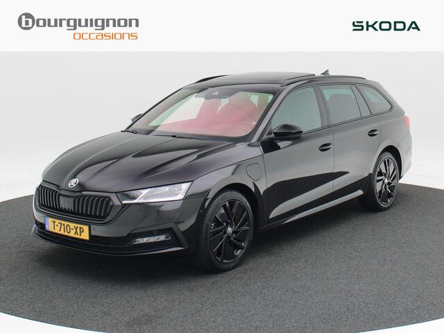 Skoda OCTAVIA Combi 1.4 TSi iV 204 Pk Automaat PHEV Sportline Business | Adaptive Cruise | Stuurverwarming | Stoelverwarming | CarPlay | Panoramadak | Trekhaak | 18 Inch | 69.896 Km!