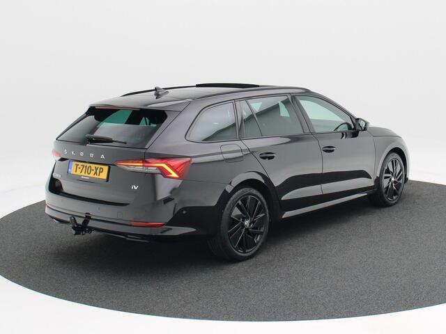 Skoda OCTAVIA Combi 1.4 TSi iV 204 Pk Automaat PHEV Sportline Business | Adaptive Cruise | Stuurverwarming | Stoelverwarming | CarPlay | Panoramadak | Trekhaak | 18 Inch | 69.896 Km!