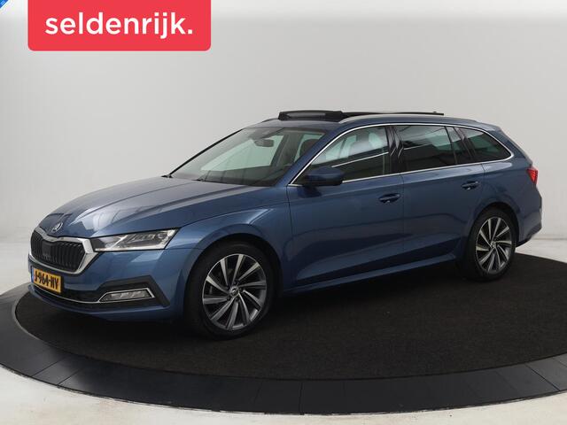 Skoda OCTAVIA 1.5 TSI First Edition | Panoramadak | Trekhaak | Stoelverwarming | Matrix LED | Adaptive cruise | Sfeerverlichting | Carplay | Keyless | Virtual Cockpit | 18'' | Half leder | Climate control