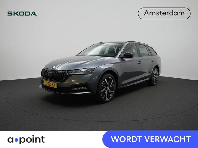 Skoda OCTAVIA Combi 1.4 TSI iV PHEV Sportline Business 204 pk Automaat (DSG) | Verlengde garantie | Navigatie | Parkeersensoren | Adaptieve cruise control | Stoelverwarming |