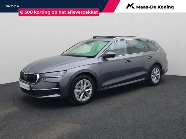 Skoda OCTAVIA Combi 1.5TSI/150PK MHEV Selection DSG · Panoramadak · Apple/Android Car Play · Camera + Parkeersensoren · Garantie tot februari 2029 of 60.000km