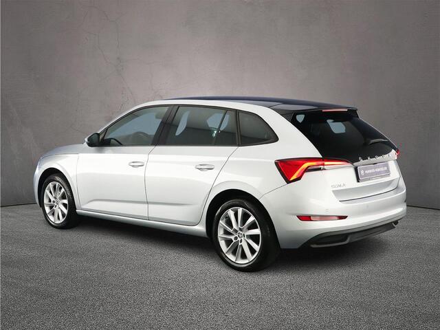 Skoda SCALA Sport Business 1.0 TSI 110pk DSG Automaat Panoramadak, Achteruitrijcamera, Cruise control, App connect, LED koplampen, Parkeersensor achter, Airco, DAB, Radio