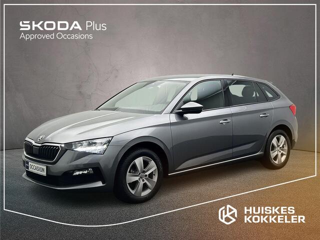 Skoda SCALA Sport Business 1.0 TSI 110pk Achteruitrijcamera, Cruise control, Parkeersensoren, Airco, App connect, LED koplampen, Bluetooth, DAB, Radio