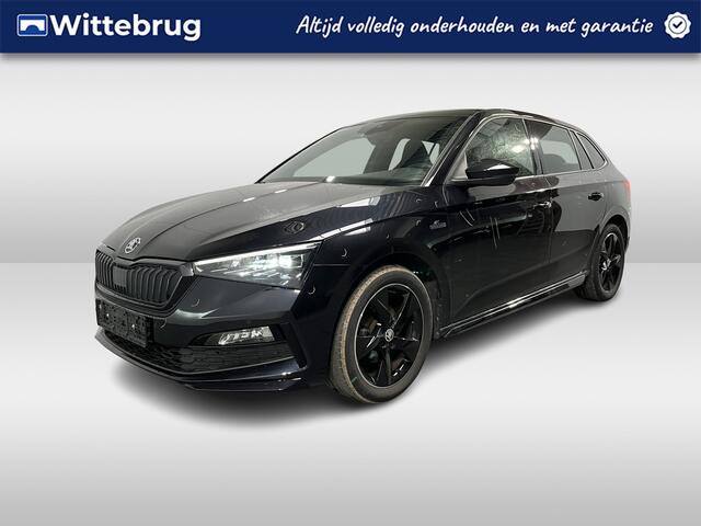 Skoda SCALA 1.5 TSI Monte Carlo / AUTOMAAT/ PANO/ LED/ DIGITAL DASHBOARD/ CRUISE CONTROL/ SMARTLINK/ NAVI/ RIJ-MODI/ PARK. SENSOREN + CAMERA/ STOEL VERWARM./ DAB