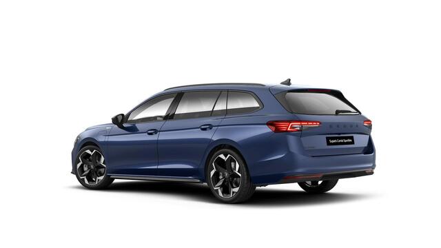 Skoda SUPERB Combi Sportline Business PHEV 1.5 TSI 204 pk 6 versn. DSG | Dynamic chassis control| Panoramadak | Lederen bekleding | Lichtmetalen velgen 19 inch | Travel assist plus | Canton soundsystem