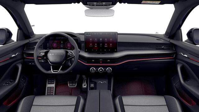 Skoda SUPERB Combi Sportline Business PHEV 1.5 TSI 204 pk 6 versn. DSG | Dynamic chassis control| Panoramadak | Lederen bekleding | Lichtmetalen velgen 19 inch | Travel assist plus | Canton soundsystem