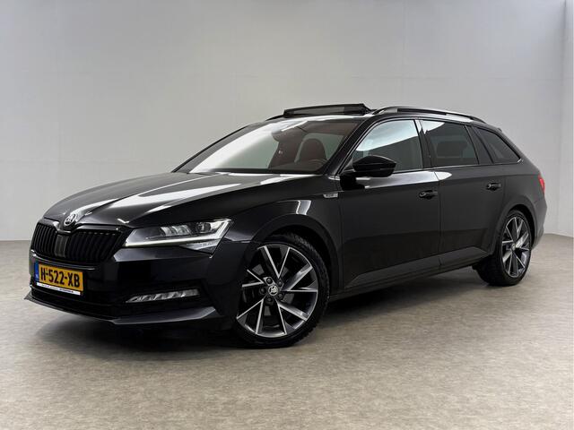 Skoda SUPERB 1.5 TSI 150PK ACT Sportline Business Pano LED Sfeer Trekaak Virtual Camera Carplay Memory Clima Cruise Navi PDC 19''LMV