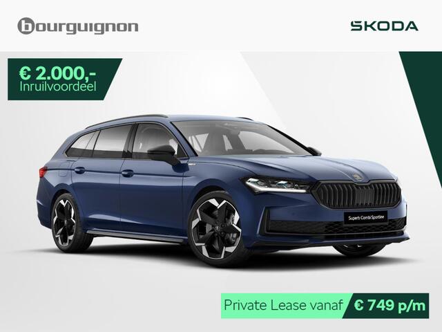 Skoda SUPERB Combi Sportline Business 1.5 TSI PHEV 204 PK | Trekhaak | Adaptive cruise control | Stoelverwarming | Matrix LED