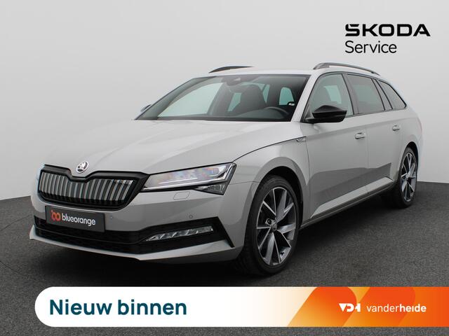 Skoda SUPERB 1.4 TSI iV Sportline Business Trekhaak wegklapbaar, Elek. achterklep, Stoel-Stuurverwarming, Navi, Adaptive Cruise Control, Keyless, 19" Vega LMV, Keyless