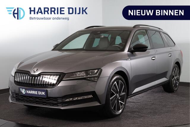 Skoda SUPERB Combi 1.4 TSI iV Sportline Business- Automaat | Dig. Cockpit | Cruise | Stoel-+Stuurverw. PDC | Camera | App. Connect | ECC | Elek. Klep | LM 18" | 1944