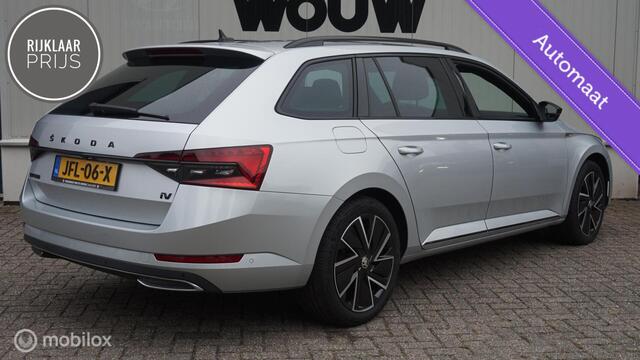 Skoda SUPERB Combi 1.4 TSI iV SportLine PHEV 218PK Panoramadak + schuif-/kantel | Digital Cockpit | Elektr verst Stoelen