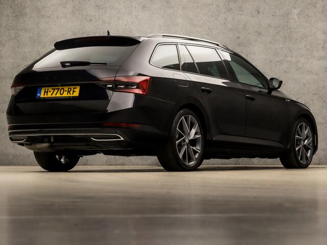 Skoda SUPERB Combi 1.5 TSI Sportline 150Pk Automaat (PANORAMADAK, VIRTUAL COCKPIT, APPLE CARPLAY, LEDER/ALCANTARA, MEMORY SEATS, STOELVERWARMING VOOR/ACHTER, CANTON AUDIO, CAMERA, ZWART HEMEL, SFEERVERLICHTING, NIEUWSTAAT)